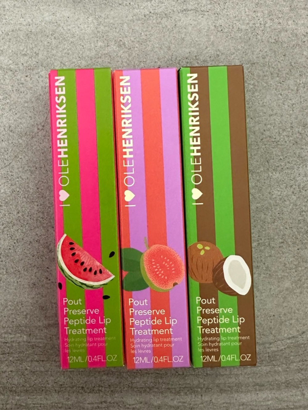NEW PRODUCT! OLEHENRIKSEN Pout Preserve Chillers Peptide Lip Treatment Trio